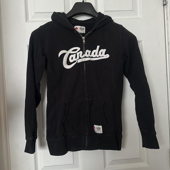 Hudson Bay x Olympics Canada Black Zip Up - Picture 7 of 7